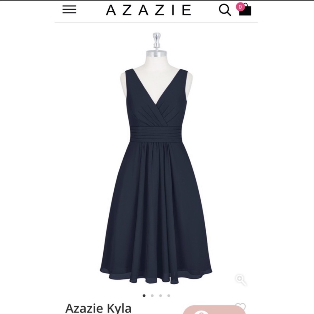 Azazie Kyla Dress - Navy